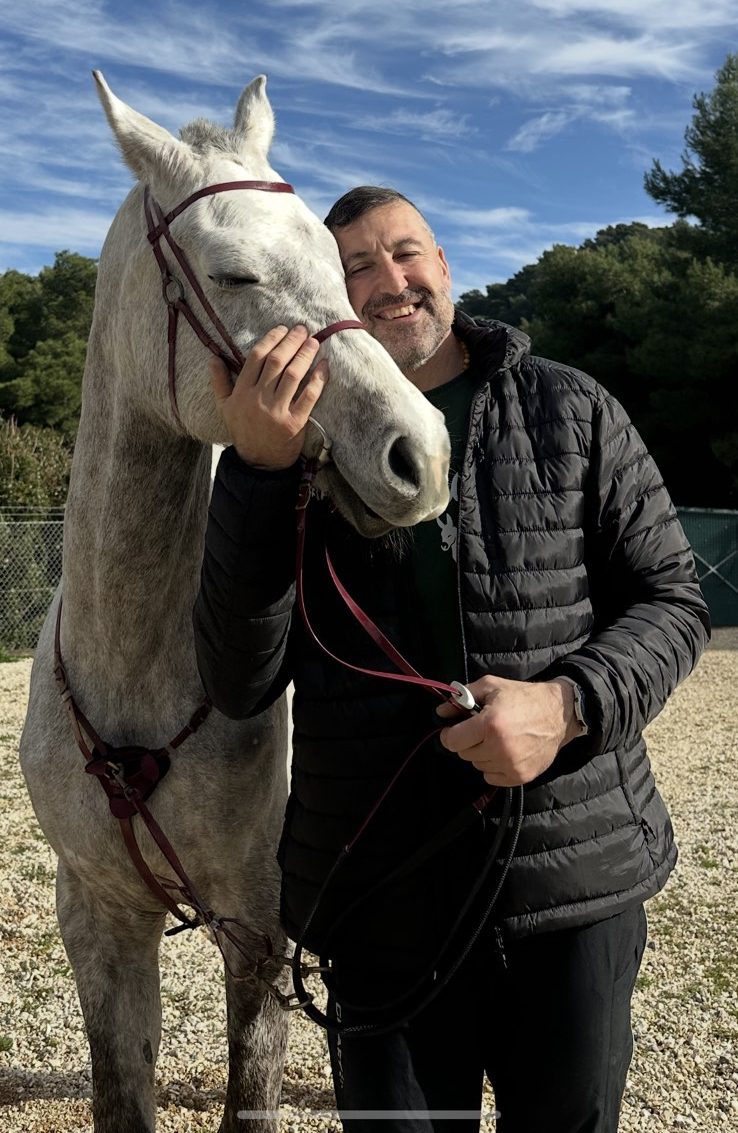 savvas loving his horse